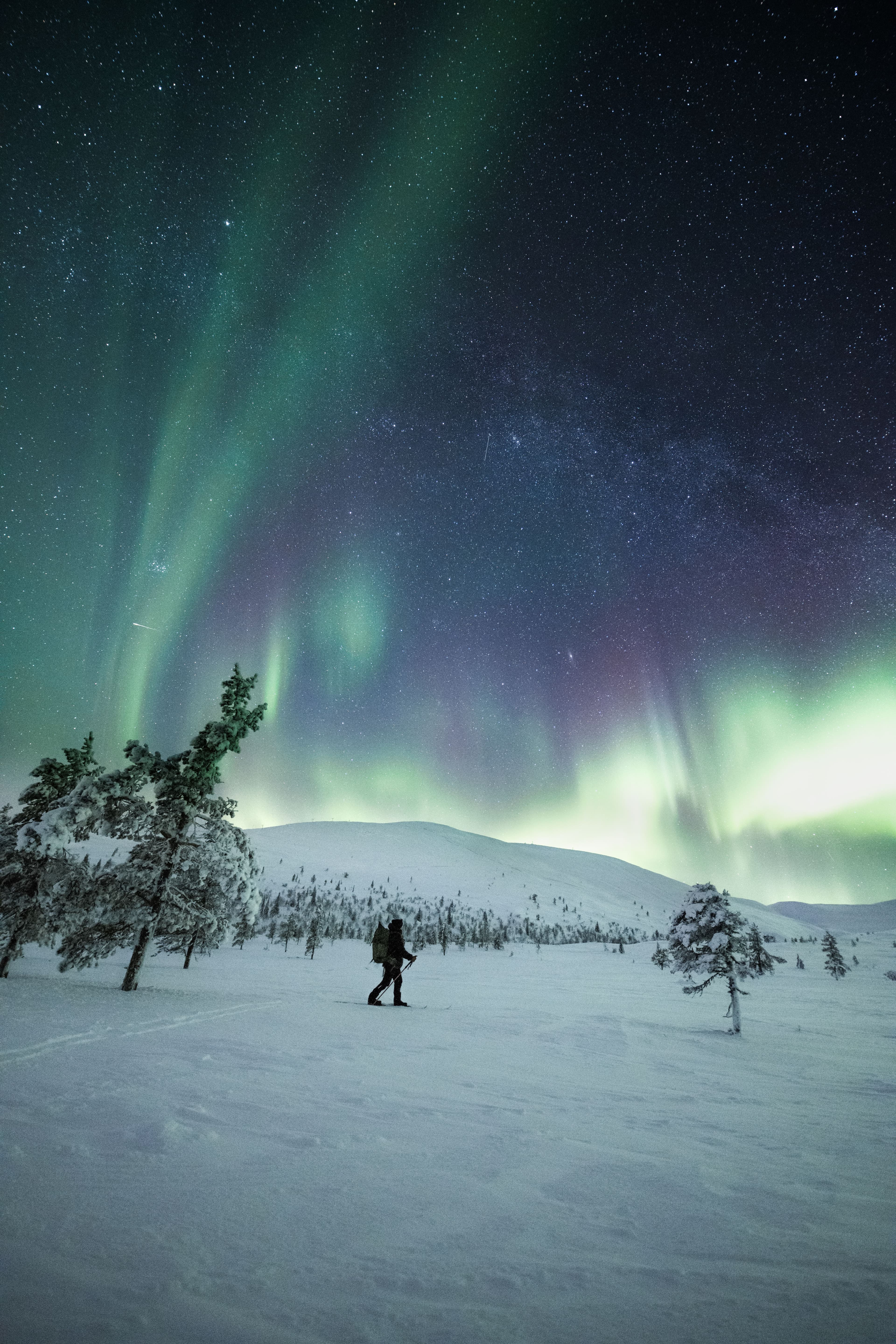 Lapland Safaris northern lights Olos