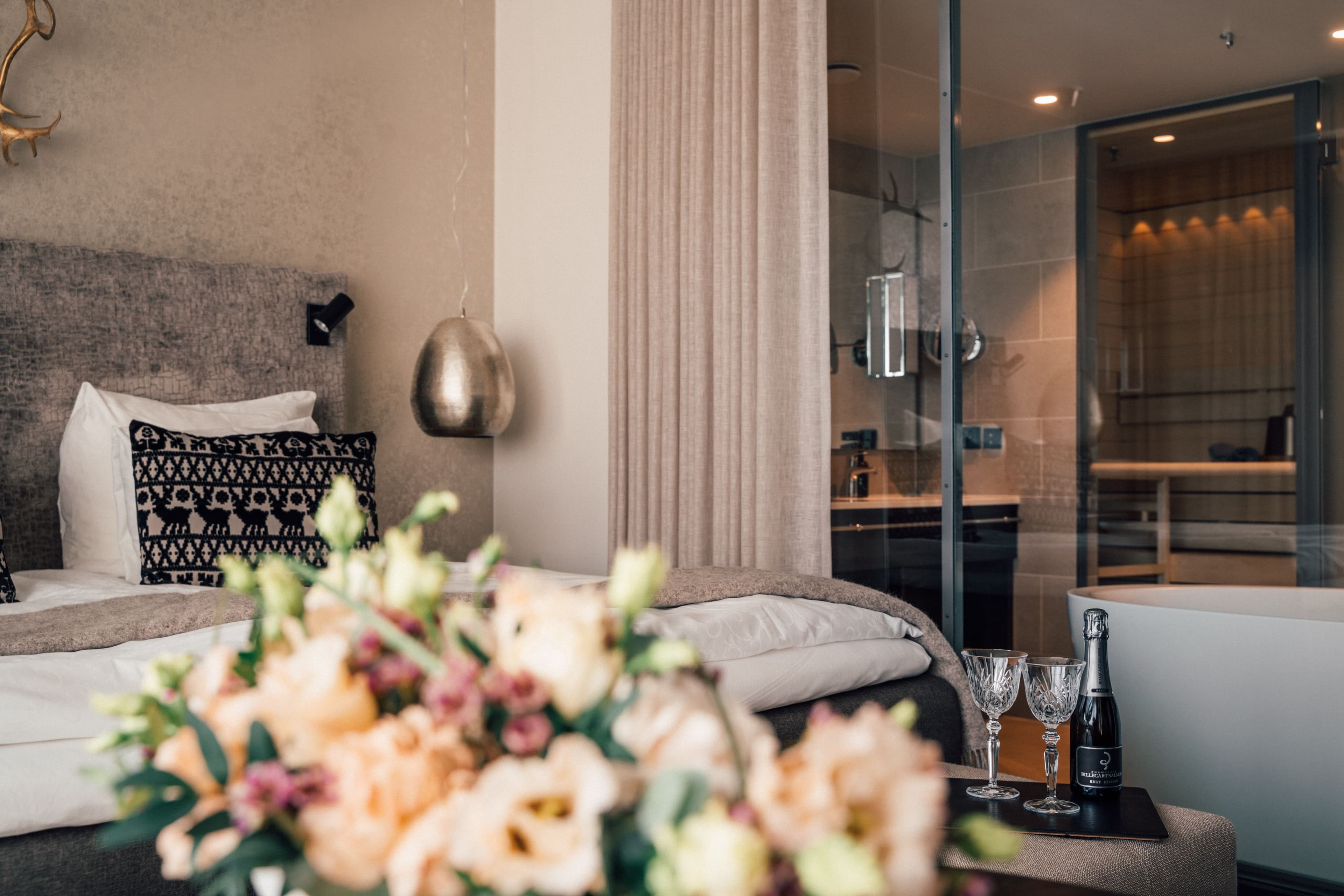 Flowers in the room