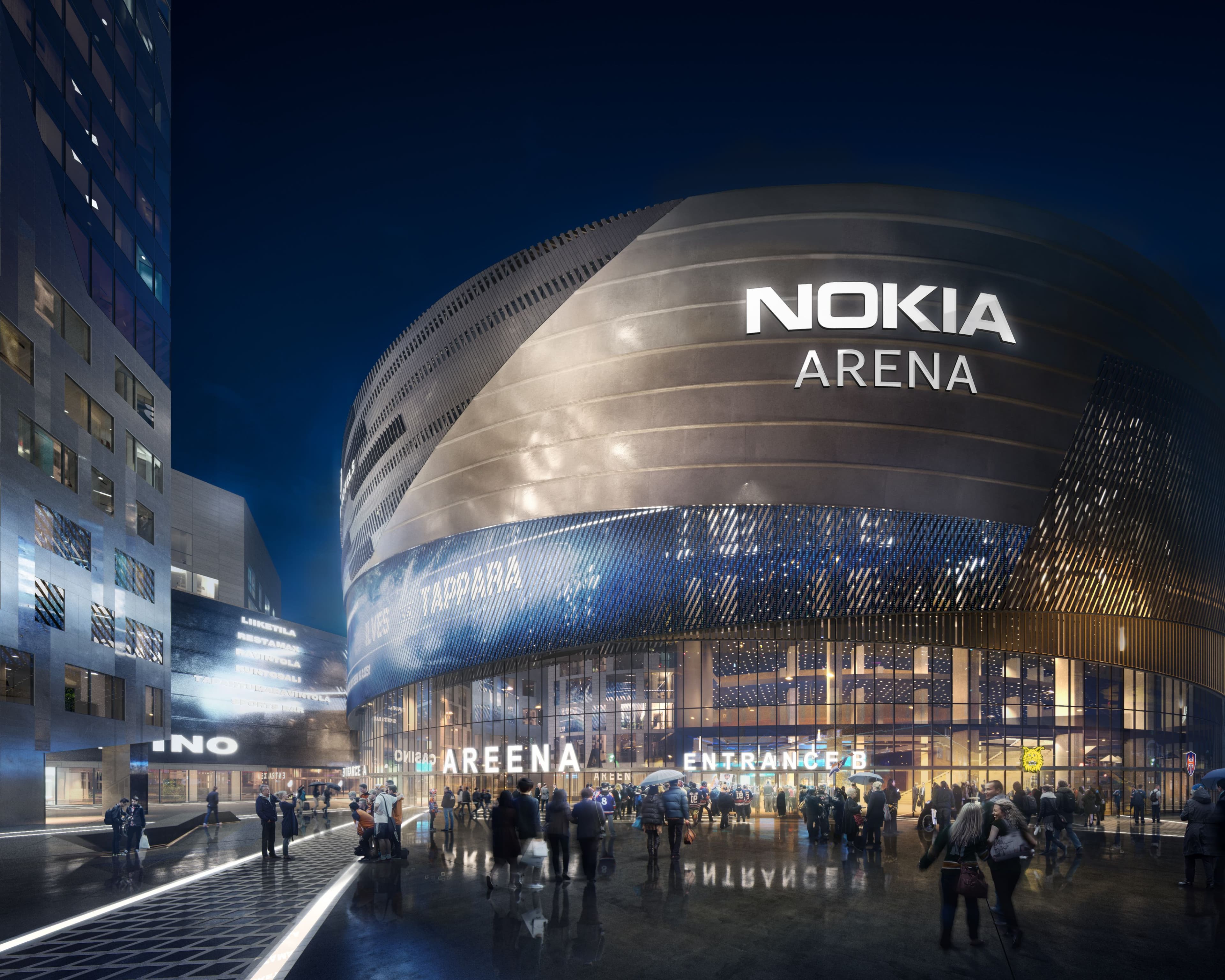 Lapland Hotels Arena Nokia Arena Sisäänkäynti