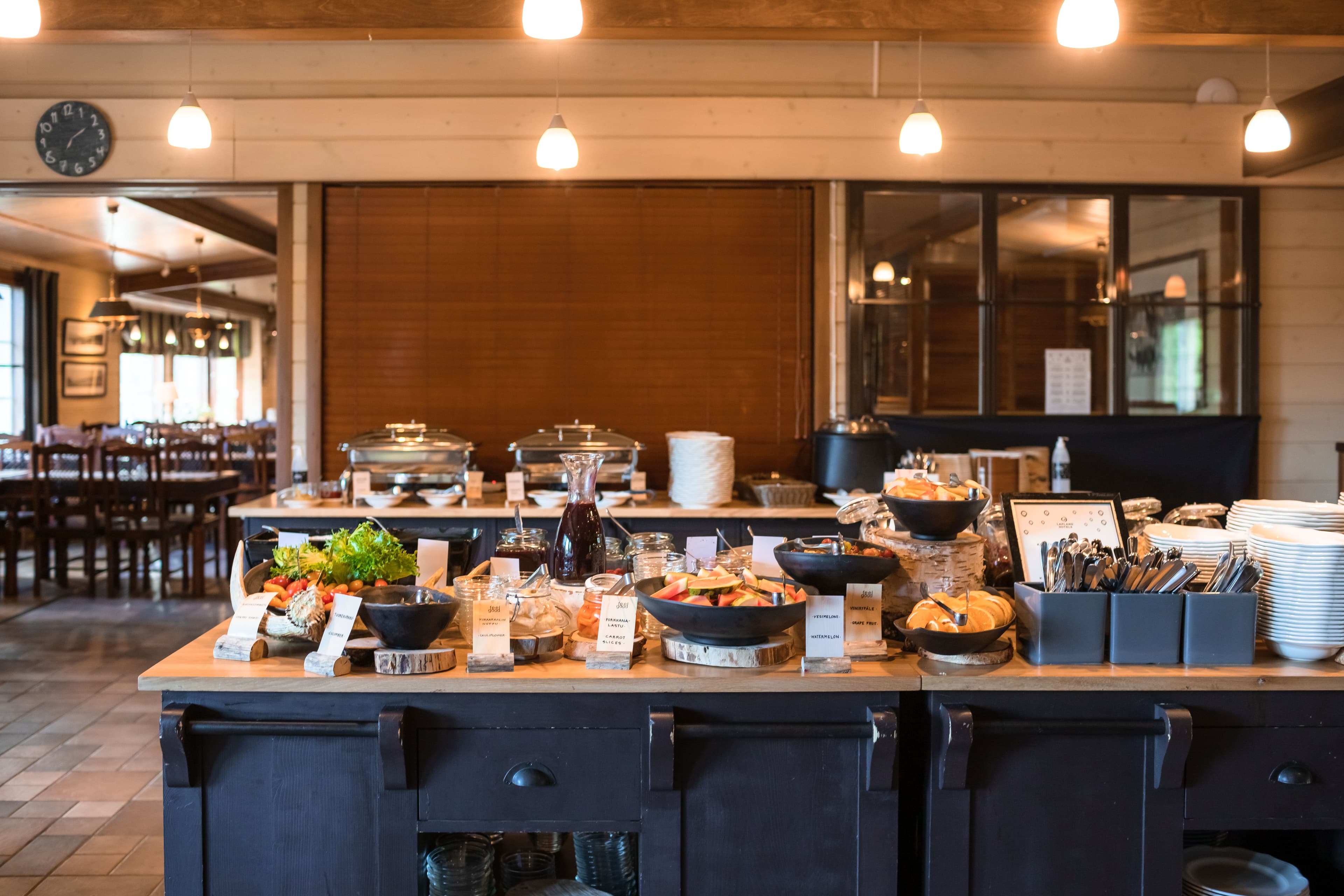 Lapland Hotels Ounasvaara Chalets restaurant Thulia